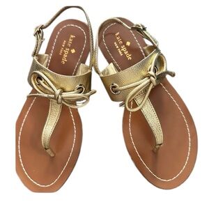 Kate Spade Carolina Leather Thong Sandals